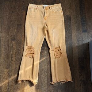 Vervet denim with stretch.